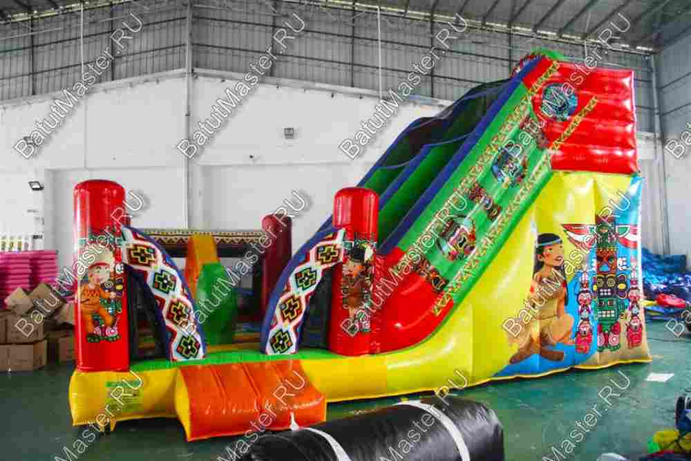 Надувная горка "Индиана" 7*4*4 м