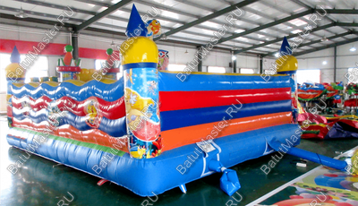 Коммерческий надувной батут "Приключения на море" 6*5*2,8 м