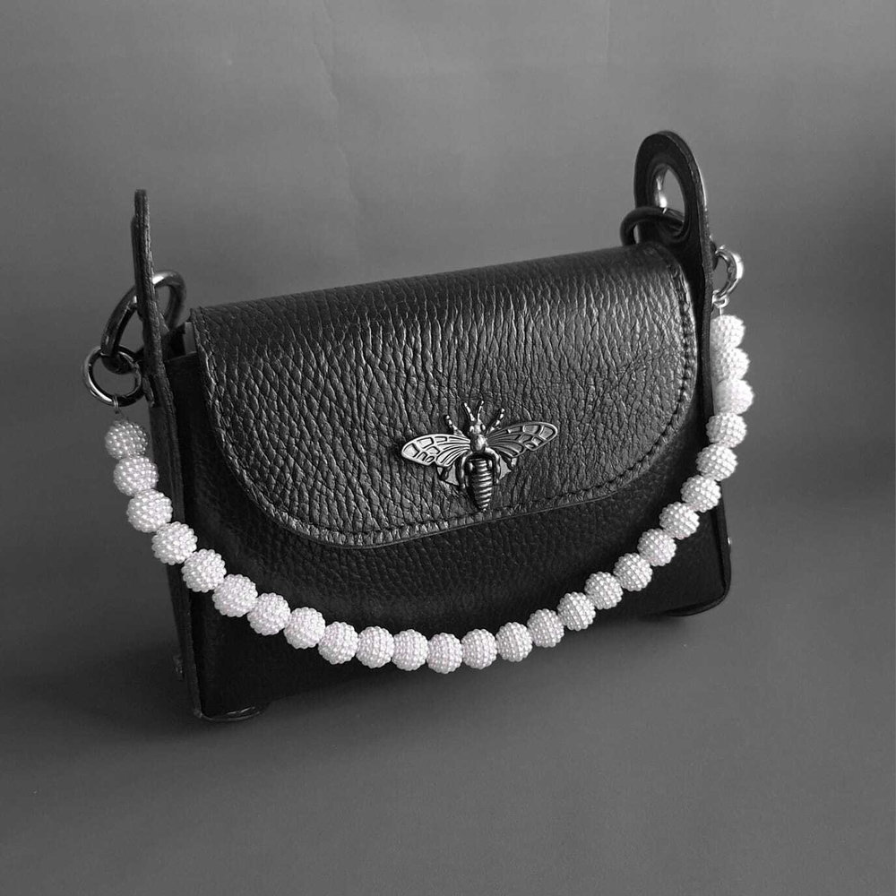 Ручка для сумки из бусин 30 см