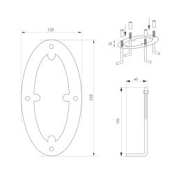 Светильник LGD-MUSE-BOLL-H2000-18W Warm3000 (DG, 328 deg, 230V) (Arlight, IP65 Металл, 3 года) 037522