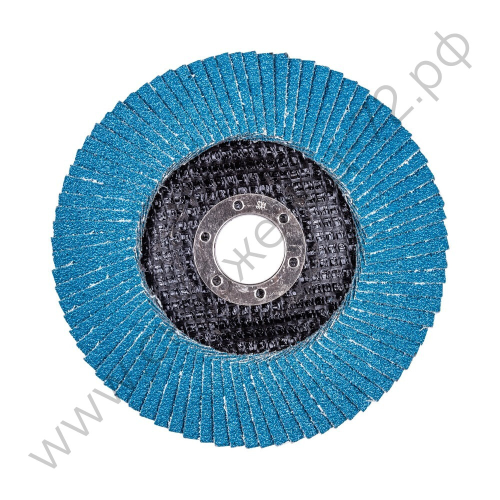 Круг лепестковый для шлифования по нержавеющей стали FTL Ergo 29 цирконий 125 х 22,2 мм P80