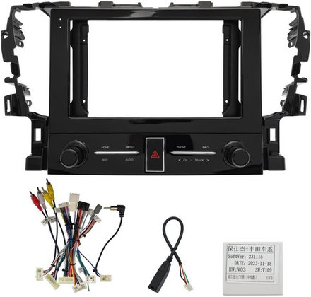 Магнитола для Toyota Alphard 3 Vellfire 2 H30 2015-2023 (любой руль, рамка с крутилками) - FarCar BM10-7155F3 монитор 10" QLED на Android 13, ТОП процессор, 4Гб+32Гб, CarPlay, 4G SIM-слот