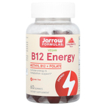 Jarrow Formulas, Веганские жевательные мармеладки с витамином B12, малина, 60 жевательных мармеладок