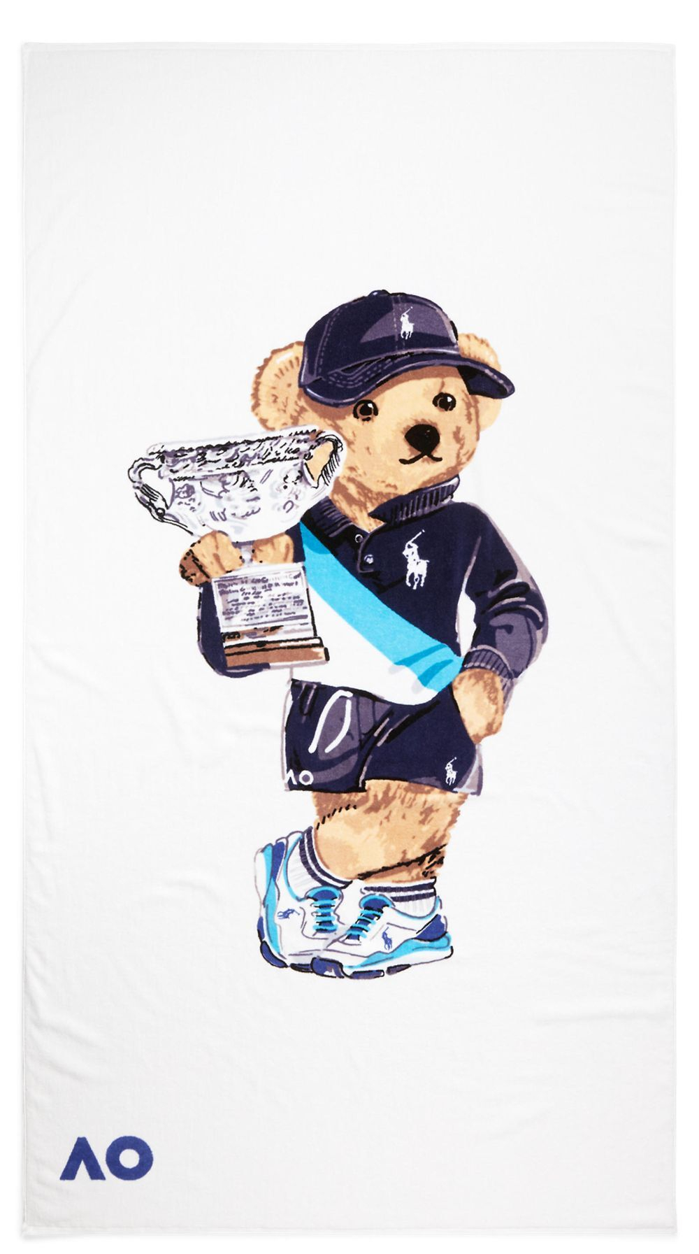 Полотенце теннисноеAustralian Open x Ralph Lauren Beach Towel - white