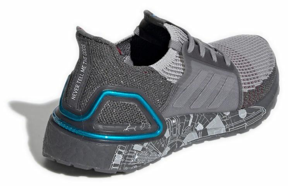 Кроссовки Adidas Ultraboost 19 Star Wars Millennium Falcon J (Женская размерная сетка)
