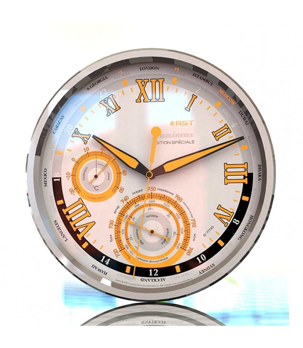 Часы - Метеостанция Lumineux RST 77743 (часы, дата, барометр)