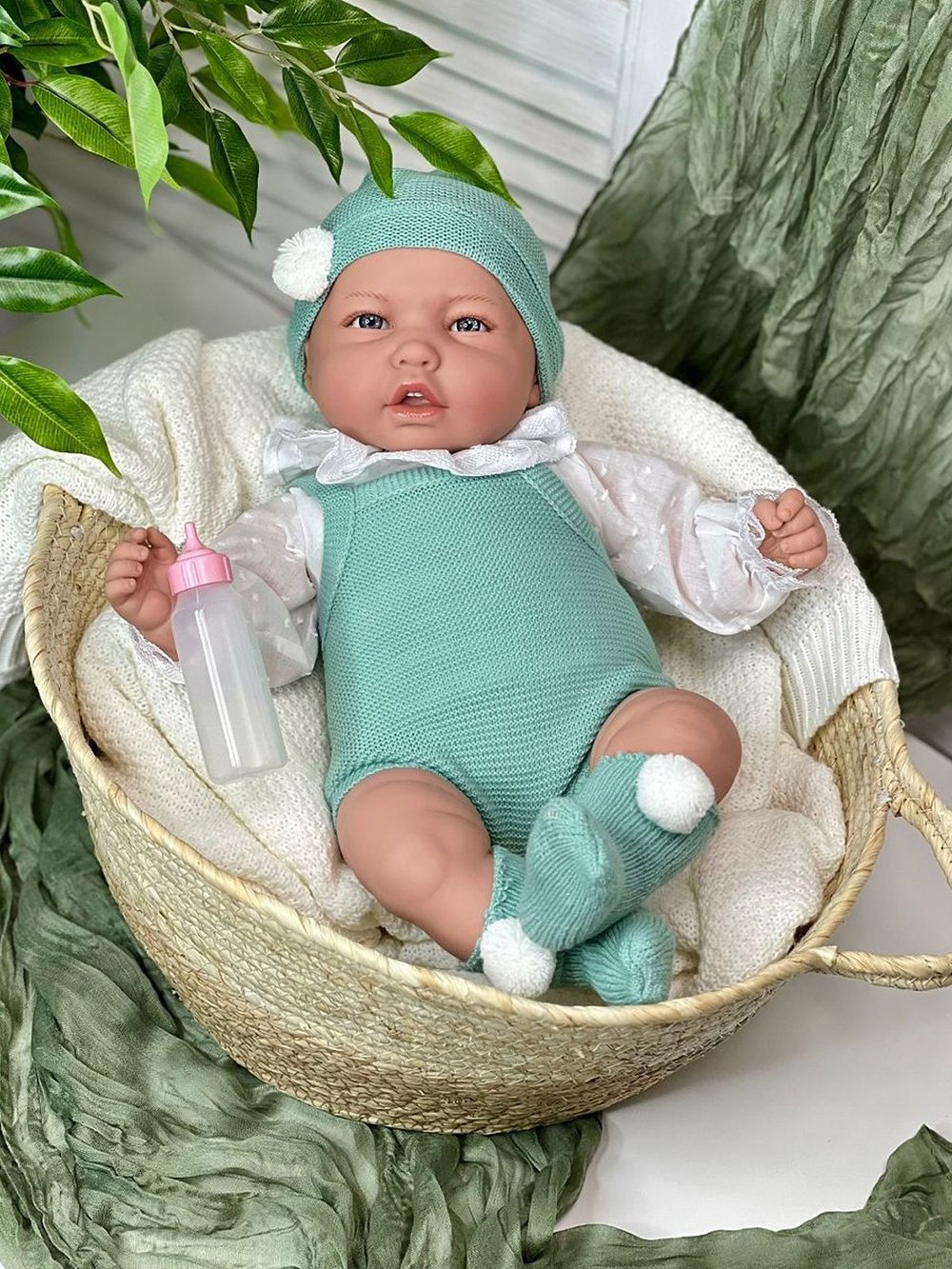 Кукла Manolo Dolls мягконабивная NOA 47см в пакете (1178)