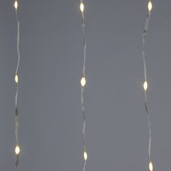 Светодиодная новогодняя гирлянда ЭРА ENIN-200WL занавес водопад теплый белый 3*2 м 200 LED IP20