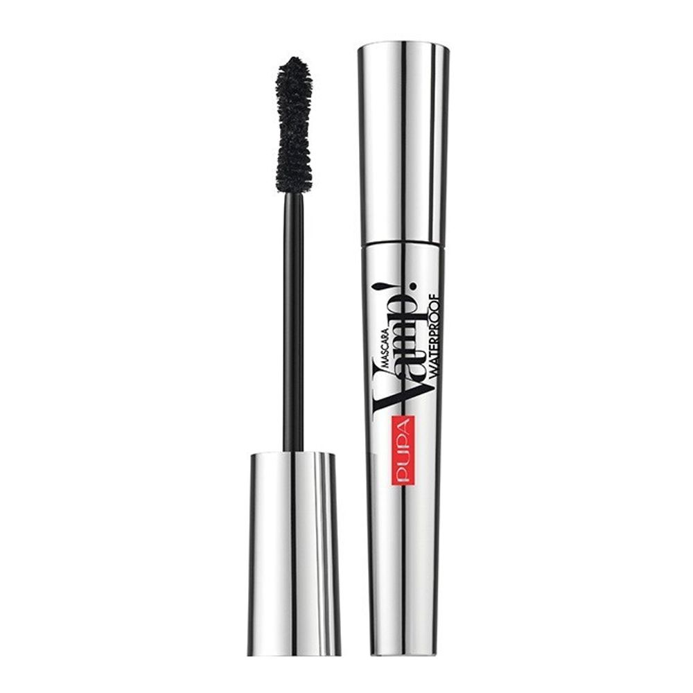 Pupa Тушь для ресниц Vamp! Mascara Waterproof, водостойкая, тон №001, Экстра черный, 9 мл