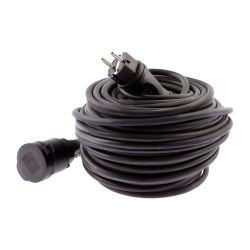 Удлинитель силовой ЭРА UPx-1e-3x1,5-30m-IP44(KG) в бухте с заземлением 1 розетка 30м КГ 3х1,5мм2 | Силовые удлинители