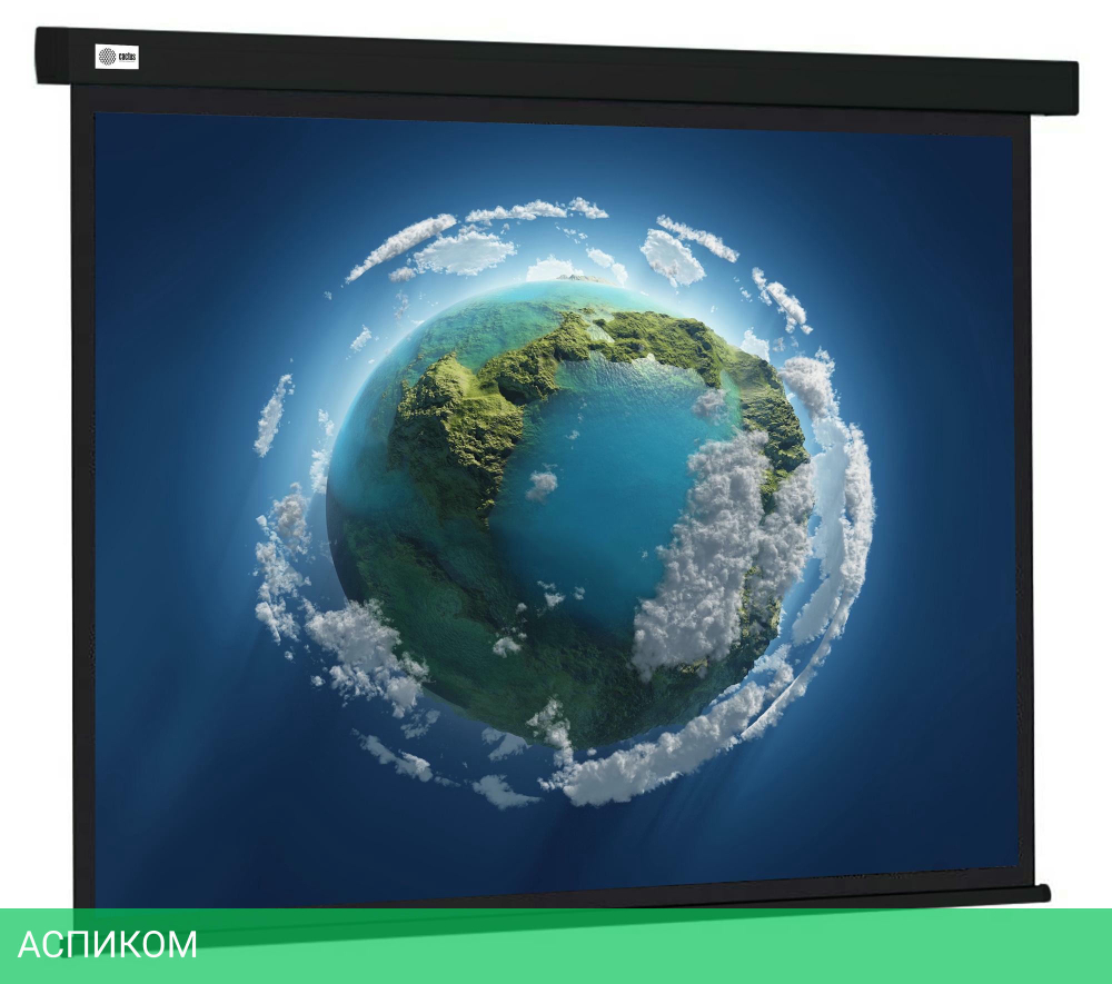 Проекционный экран Cactus CS-PSW-127X127-BK черный