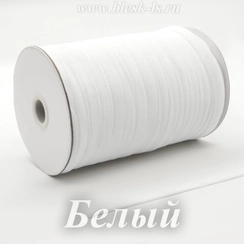 Бархатная бельевая резинка, Белая, ширина 10 мм