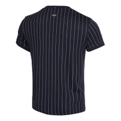 Мужское теннисное поло Fila Stripes T-Shirt Men - Dark Blue, White