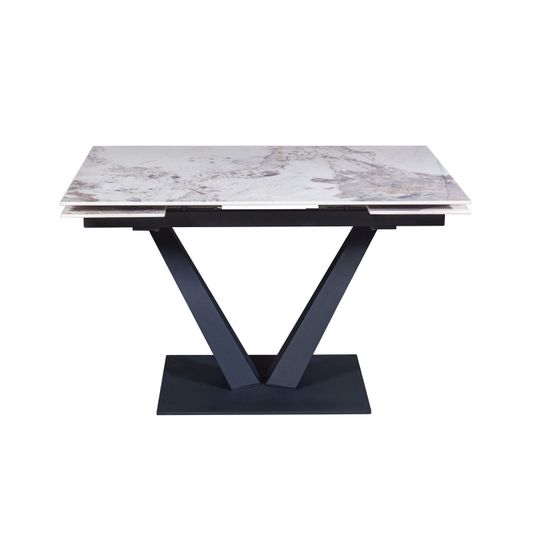 Стол раскладной Malibu (120+30+30) керамика глянцевая Pandora