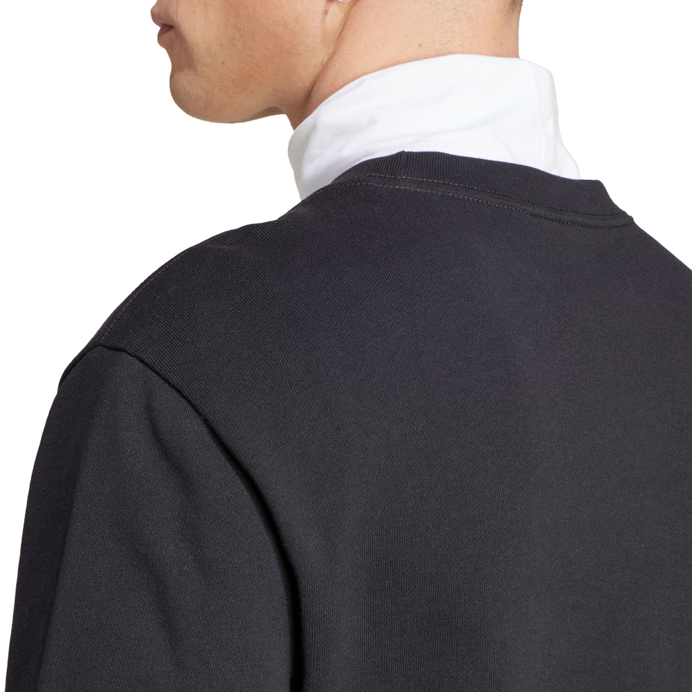 Мужская кофта теннисная adidas Essentials French Terry Embroidered Small Logo Sweatshirt Men - Black