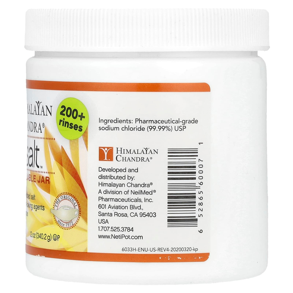 Himalayan Chandra, Нети Salt™, Eco, банка многоразового использования, 340,2 г (12 унций)