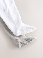 Комбинезон / Cлип для малышей Next F40-049, 2 шт., Серый, Белый