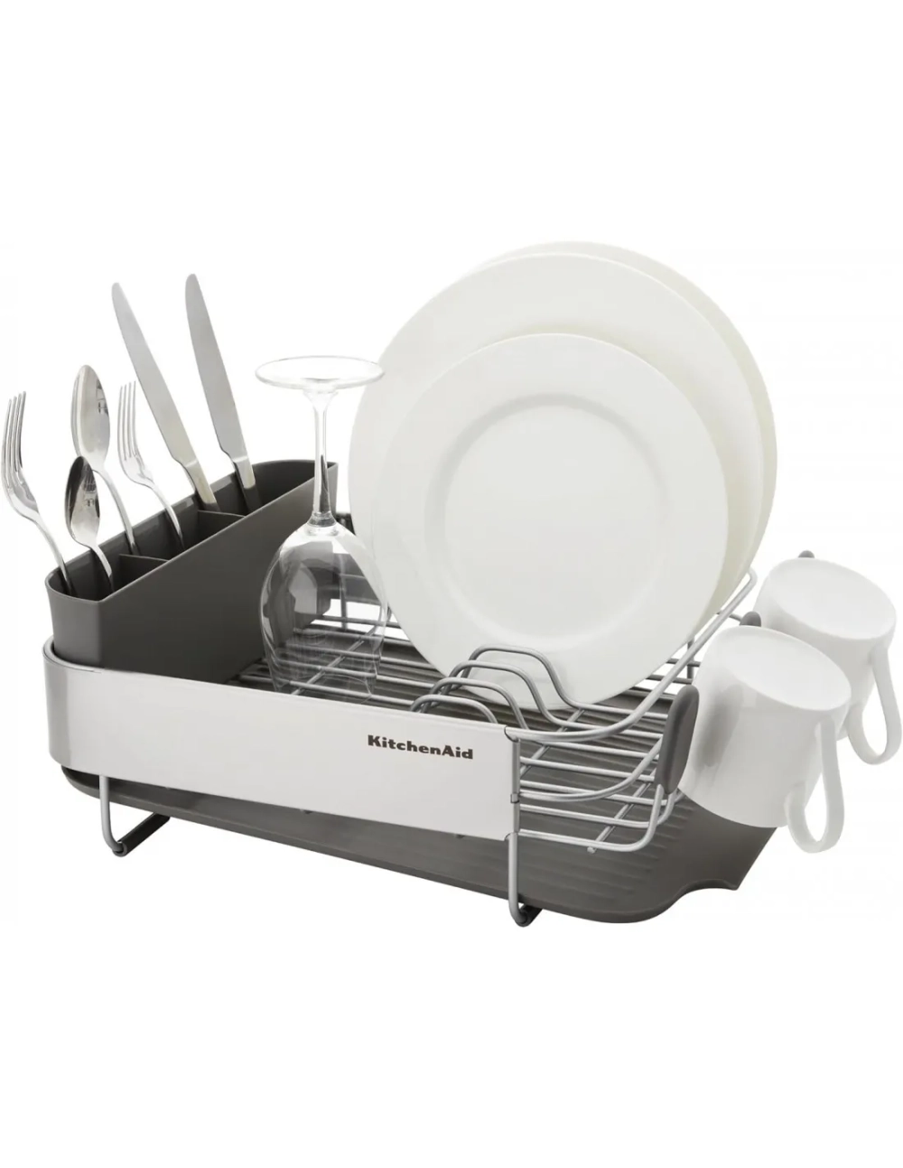 KitchenAid Сушилка для посуды 40,8x32x15 см компактная серая EAN 5057982102470