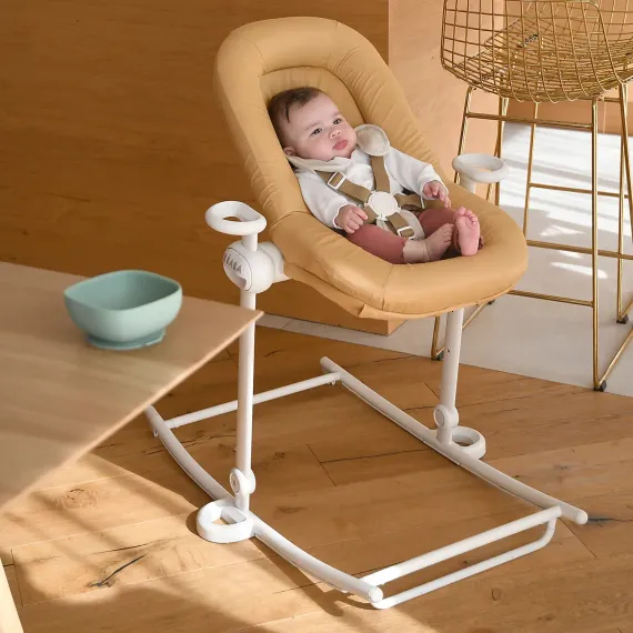 Шезлонг детский Beaba Up&Down Baby Bouncer Plus Ochre