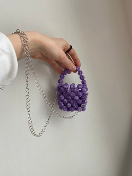 BYSASHAZEMLYA mini bag in purple