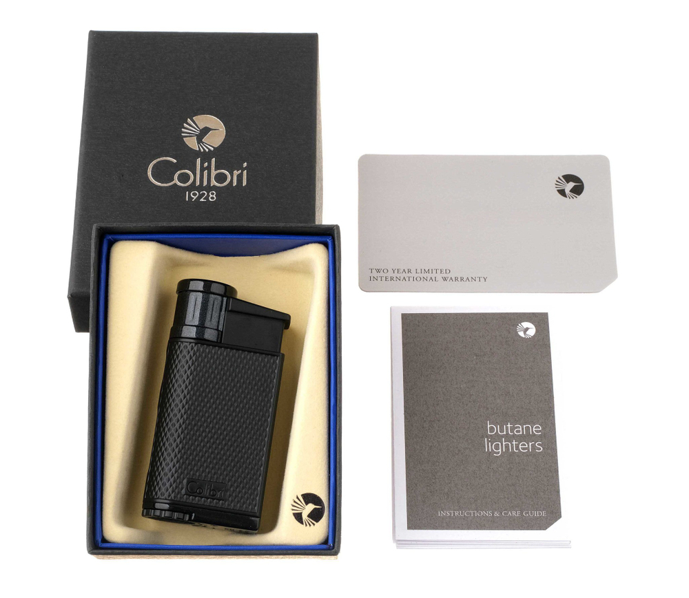 Зажигалка сигарная Colibri Evo, черная