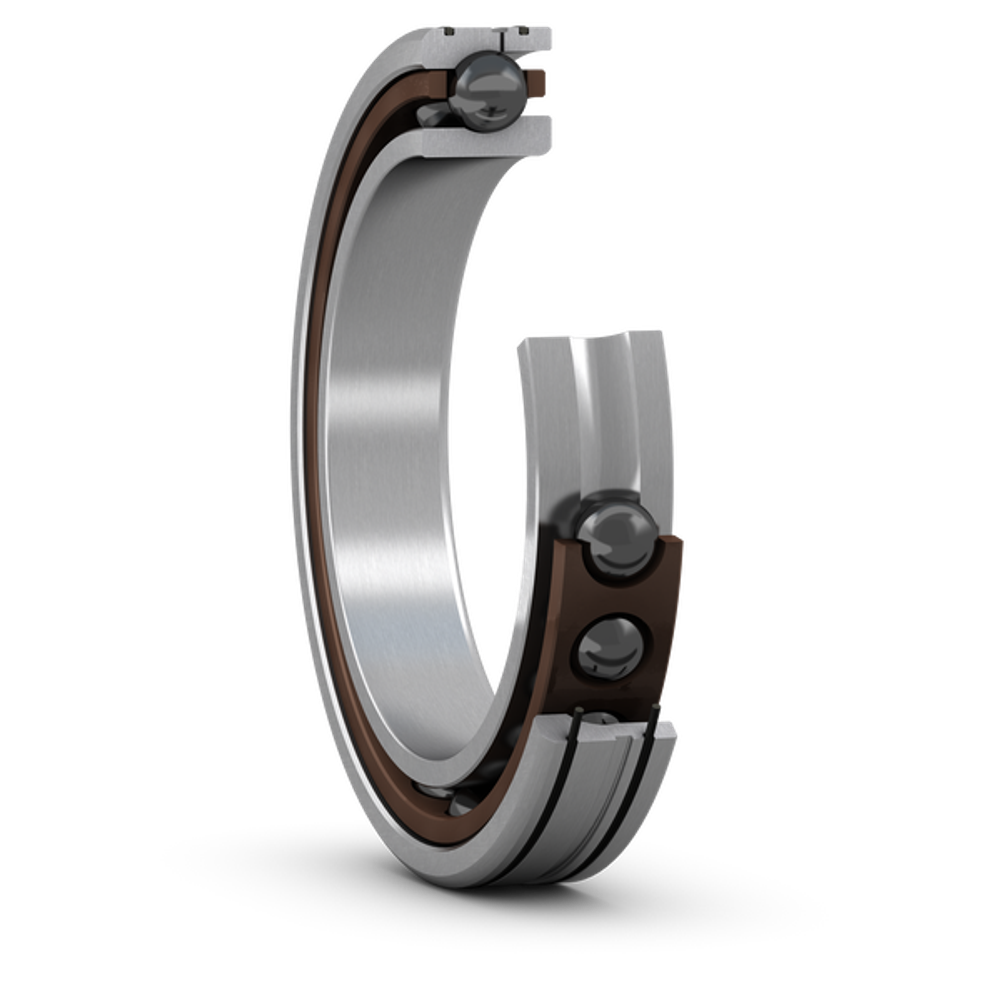 Hybrid super-precision angular contact ball bearing, universally matchable 71916 ACEGA/HCP4AL2