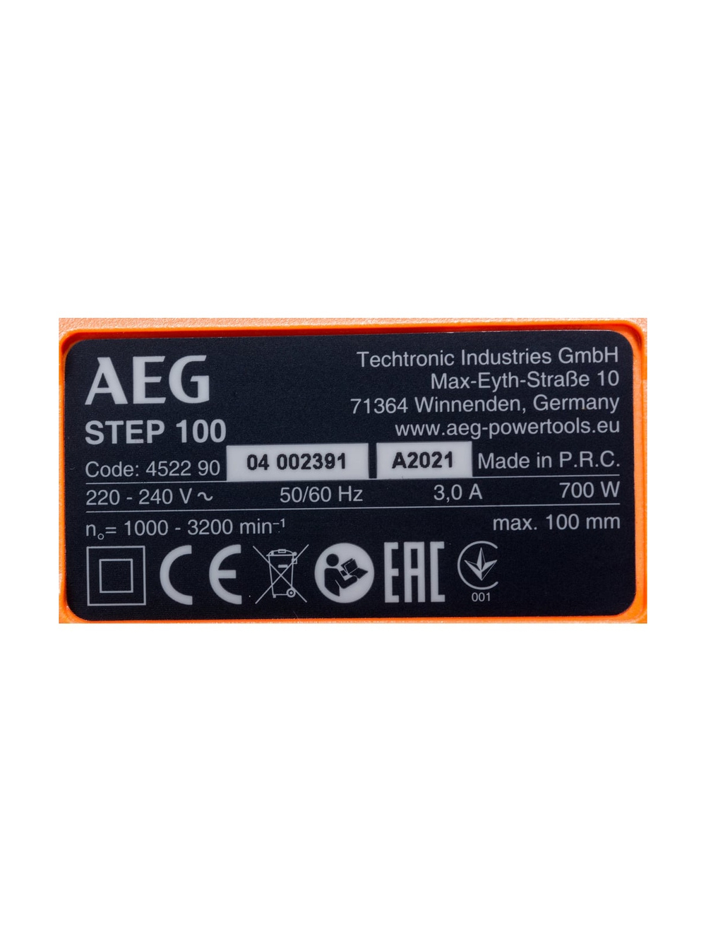 Лобзик AEG STEP100 4935451001