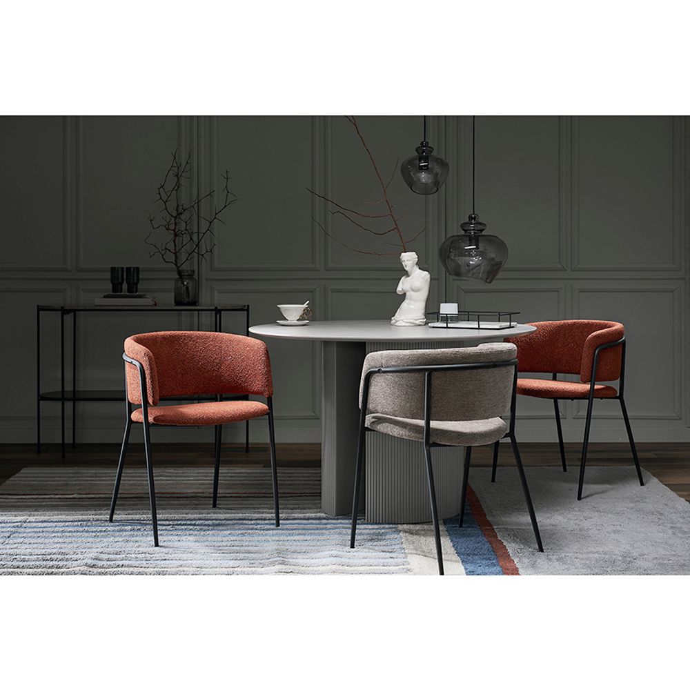 Стул Helning, мягкий шенилл, капучино