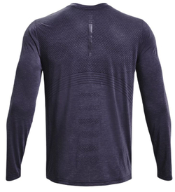 Мужская теннисная футболка теннисная Under Armour Men's UA Breeze Long Sleeve - black/reflective