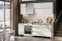 Готовая кухня Токио 1.6 м, белая