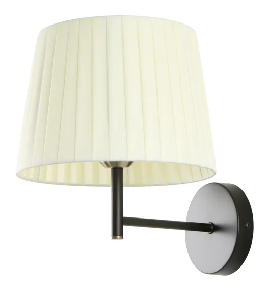6047AWL ANTIQUE BRASS+MATT BLACK+BEIGE (1) Настенный светильник NW