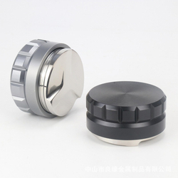 Пуш темпер разравниватель, противоскользящие грани, черный 58мм