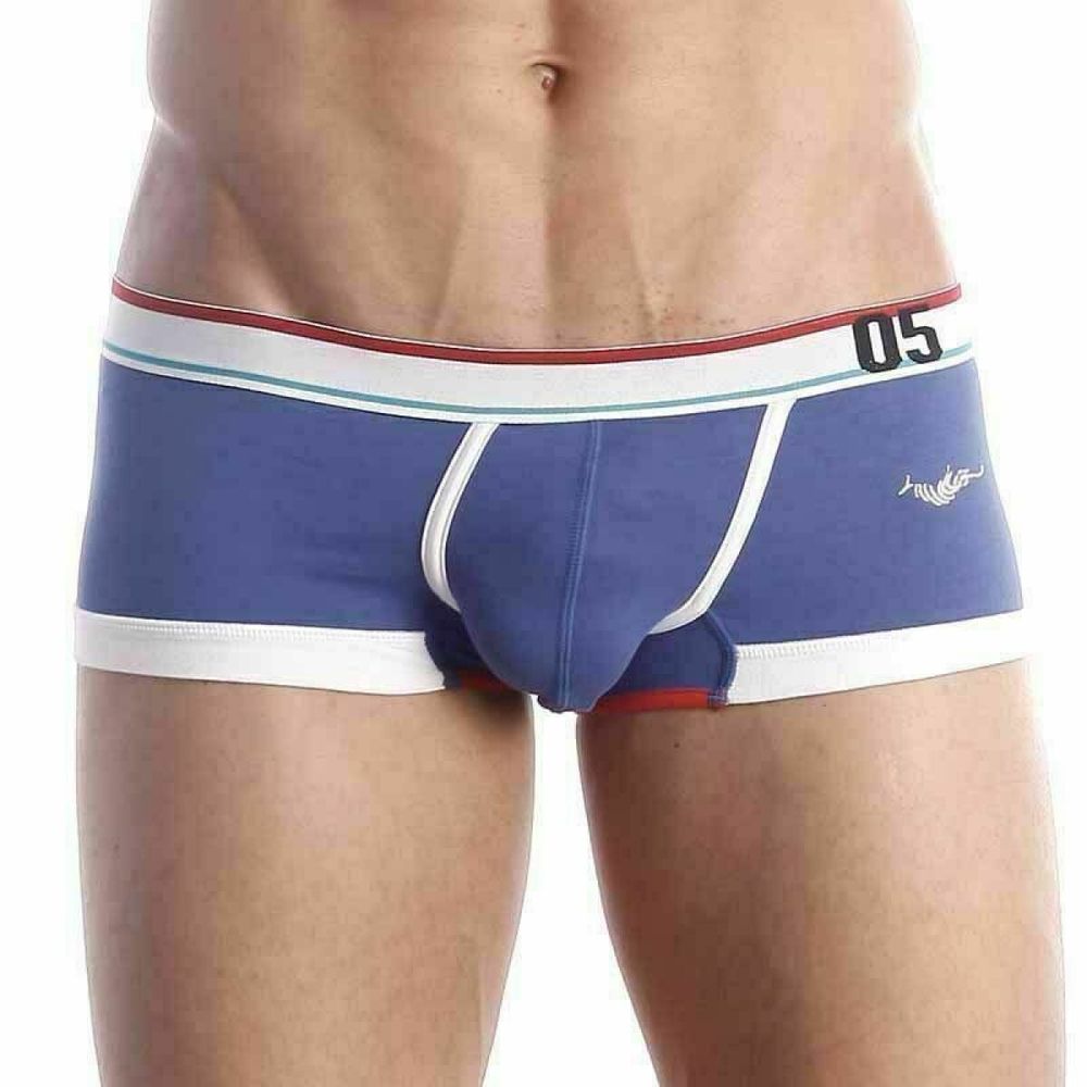 Мужские трусы хипсы синие Movere 5017-6