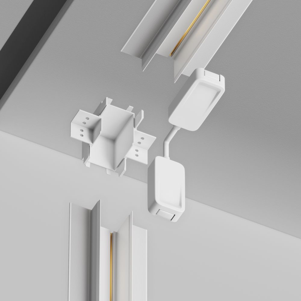 Коннектор угловой внутренний Radity встраиваемый Maytoni Radity TRA084CT-12W