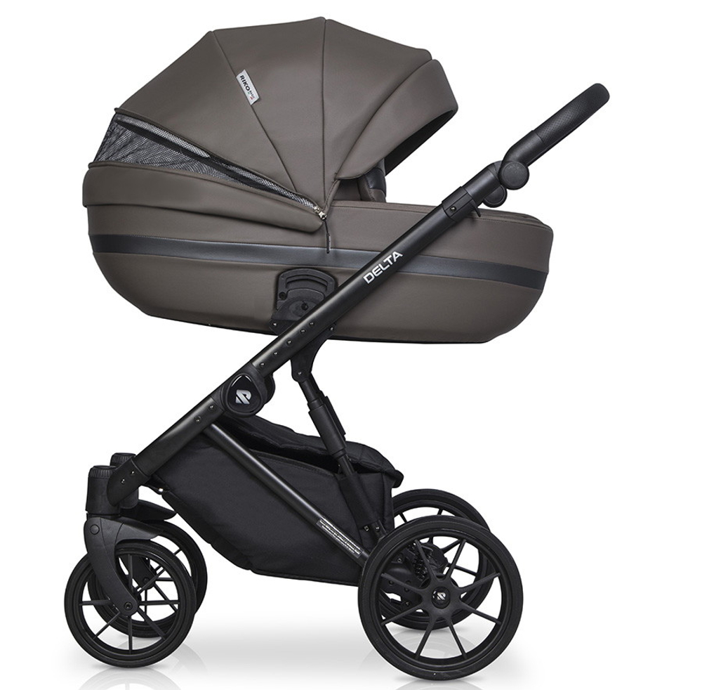 Детская коляска Riko Basic Delta Ecco 3 в 1 12 Mokka