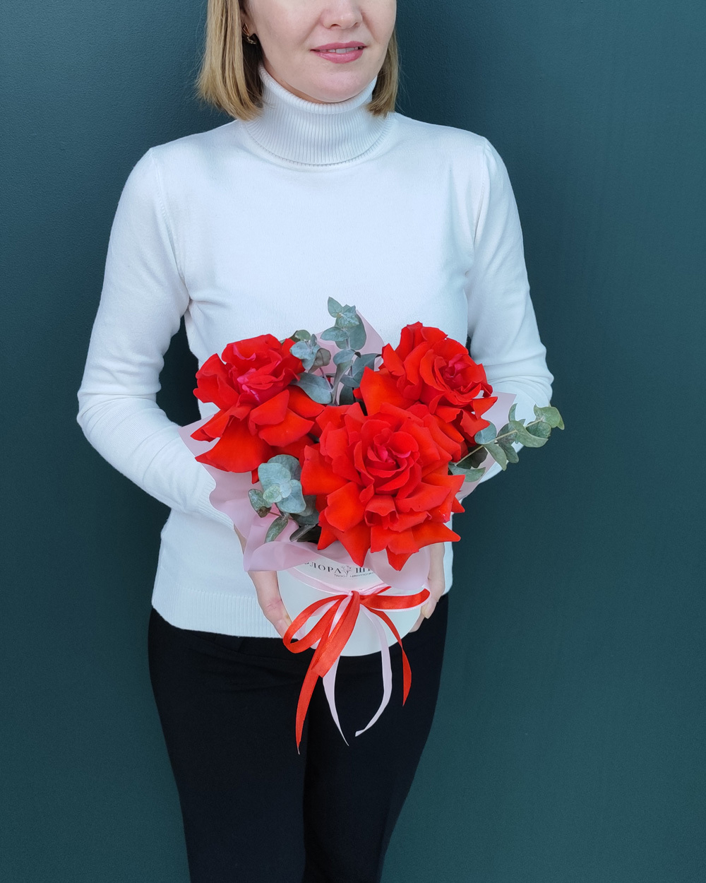 Коробка из Французской розы Нина(00419)