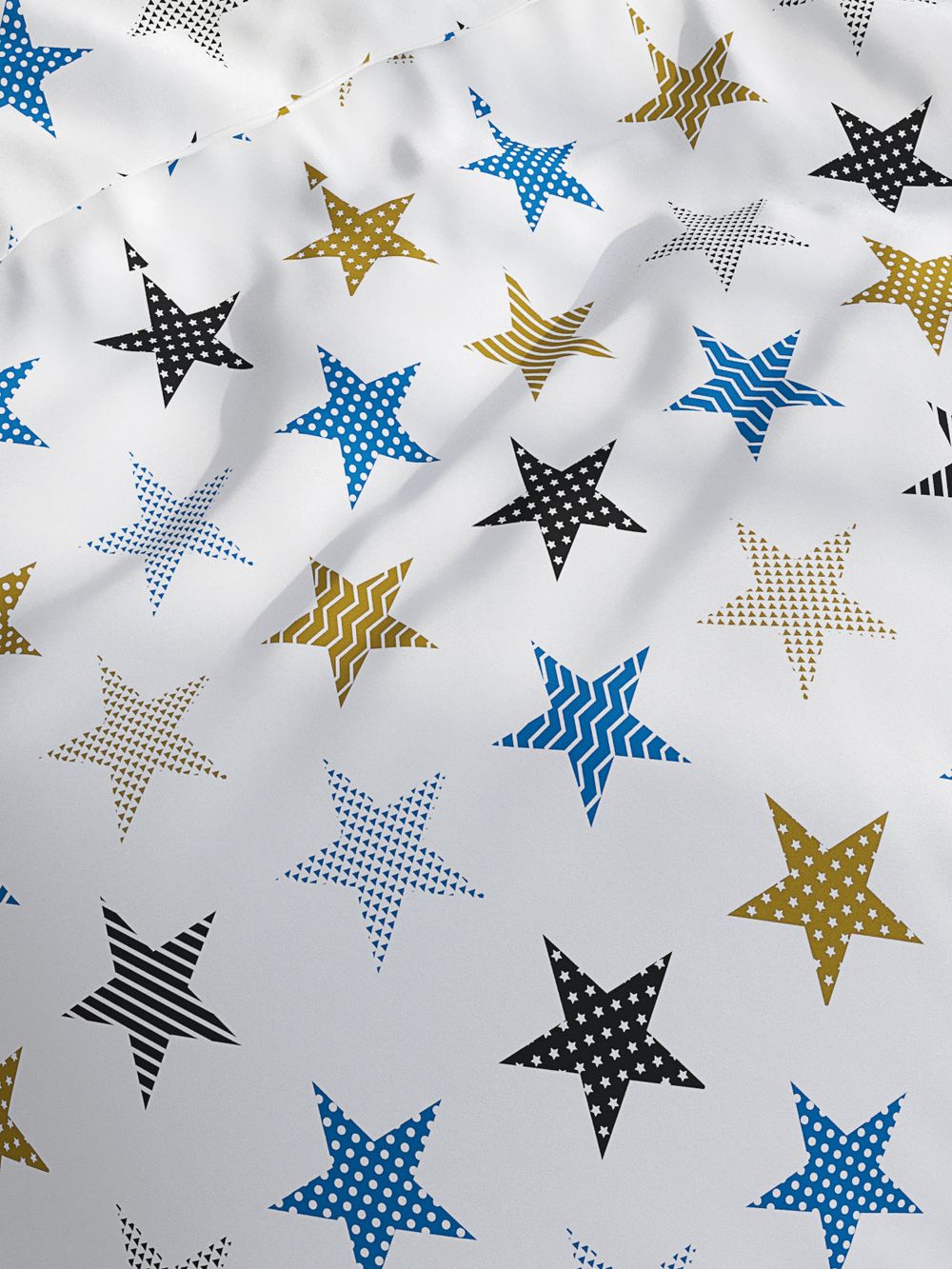 Простынь бязь Сказка "Звезды (печворк)" 150x215 см