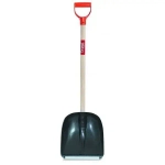 Лопата снегоуборочная малая с ручкой черная