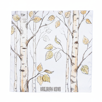 Шейный платок «Karjalan koivo», 70×70 см