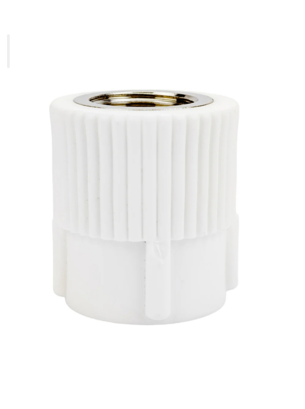 Муфта РР разб. 25*1/2" вн. белый (Tebo)