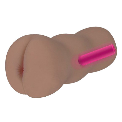 Коричневый вибромастурбатор-анус 16см Kokos TONGGGO-Black Angel Auto