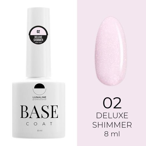 Базовое покрытие LunaLine Rubber Deluxe с шиммером - 02