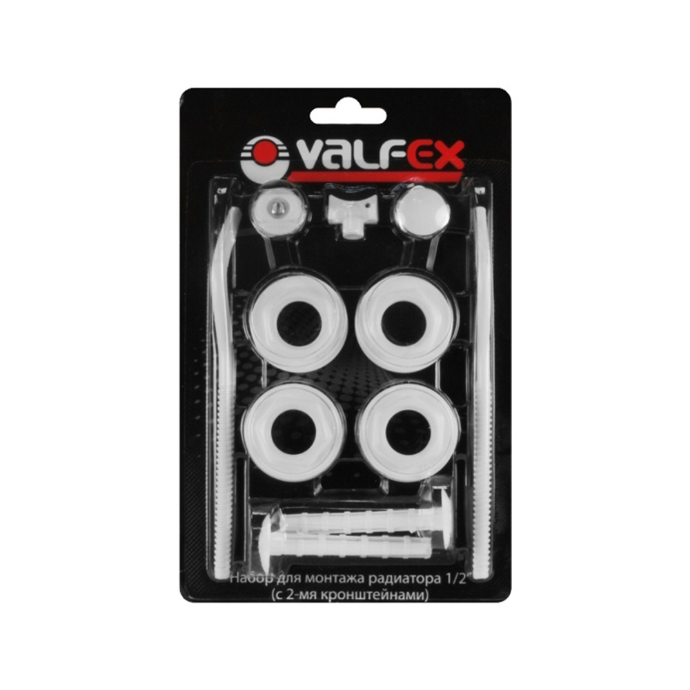 AD-1002 3/4 Комплект для монтажа радиаторов с 2-мя кронштейнами 3/4" VALFEX