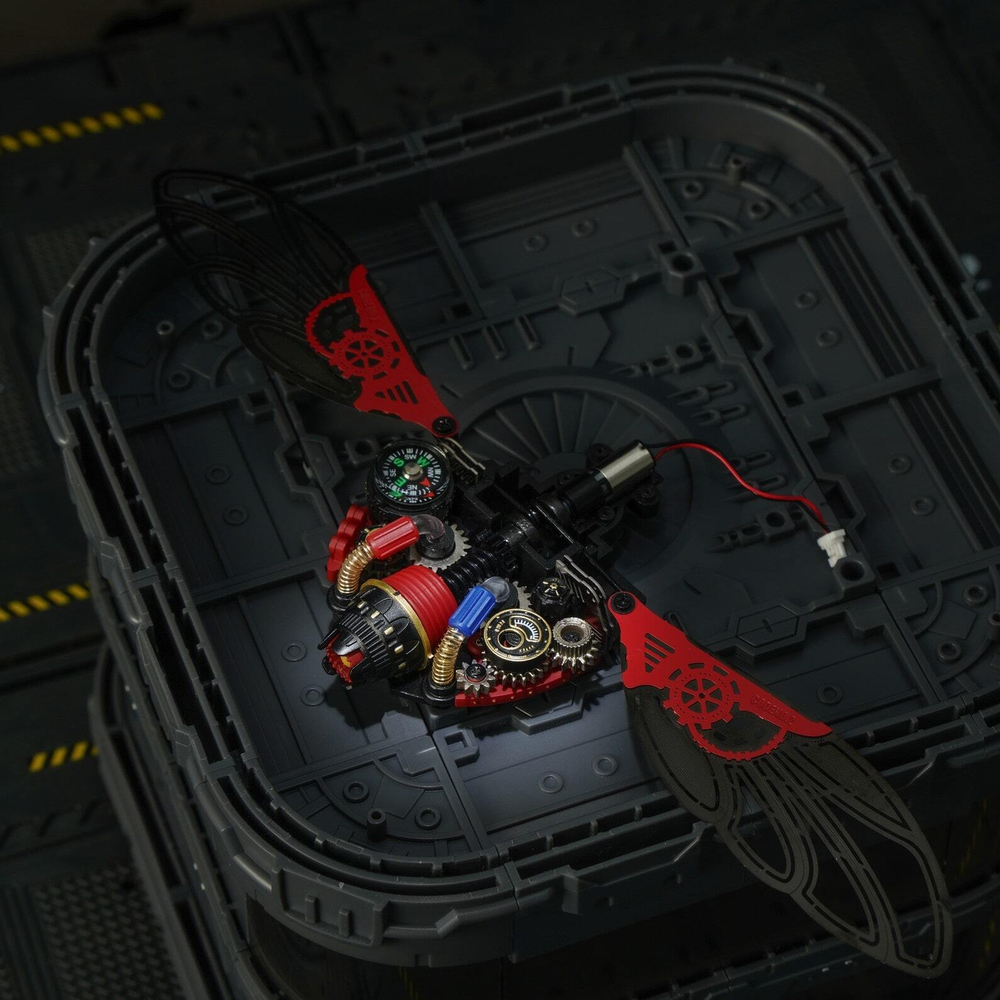 Жук-разведчик (Scout Beetle)  от ROKR - Конструктор, 3D пазл, 3D puzzle, сборная механическая модель, DIY Model, сборка своими руками