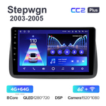 Teyes CC2 Plus 9"для Honda Stepwgn 2003-2005