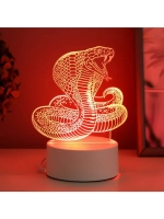 Светильник "Кобра" LED RGB от сети 13,8х9,5х15 см
