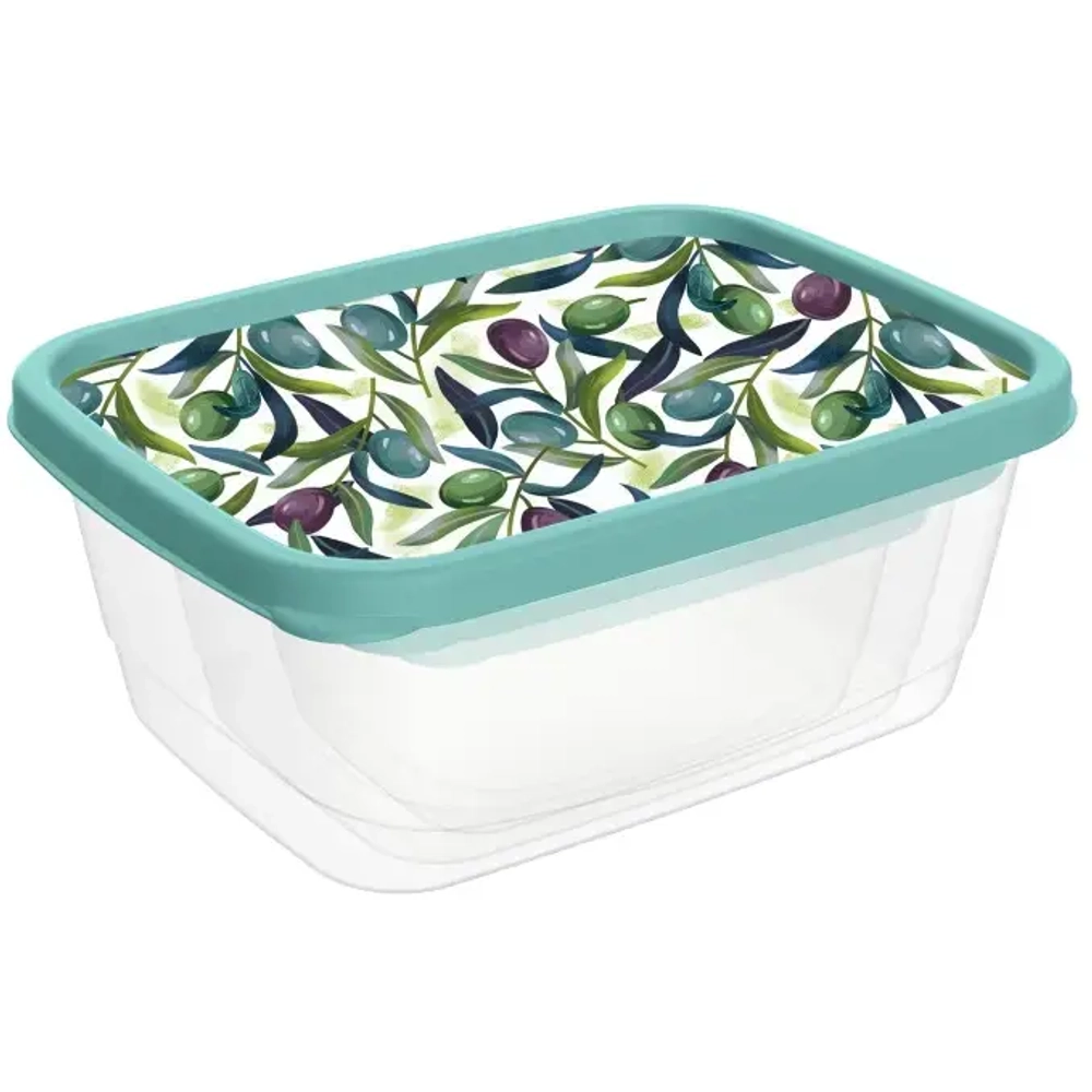 Набор контейнеров для продуктов 3 шт (0,5л+0,85л+1,5л) зеленый