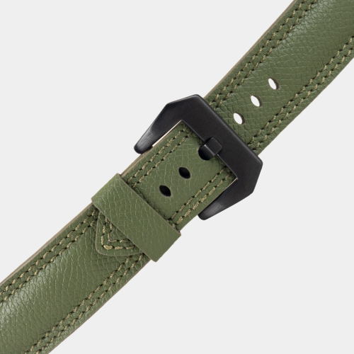 Ремешок для Apple Watch Ultra 49mm из кожи Saffiano, зеленого цвета