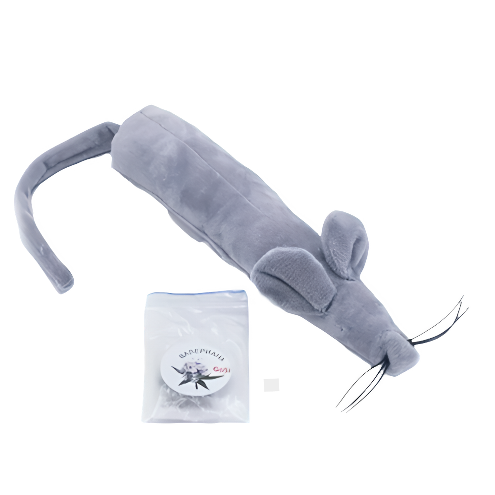Gosi игрушка игрушка для кошек крыса тамара с валерианой хвост