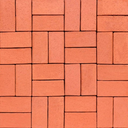 Клинкерная брусчатка Westerwaelder Klinker WK110R50 Design Rot, 200x100x50 мм